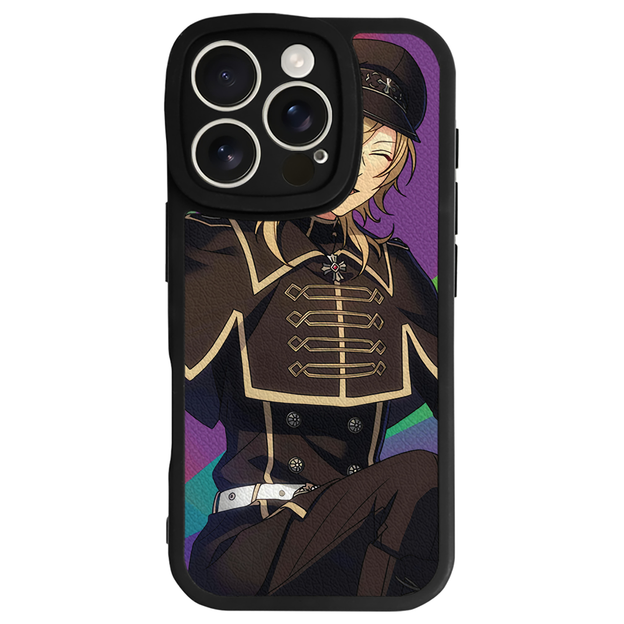 （画像用） あんさんぶるスターズ! Ensemble Stars 【iPhone 16シリーズ対応】シリコンスマホケース（レザー調） 材質：シリコン